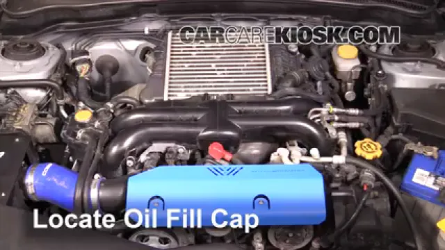 2013 Subaru Impreza WRX 2.5L 4 Cyl. Turbo Wagon Huile Ajouter de l'huile